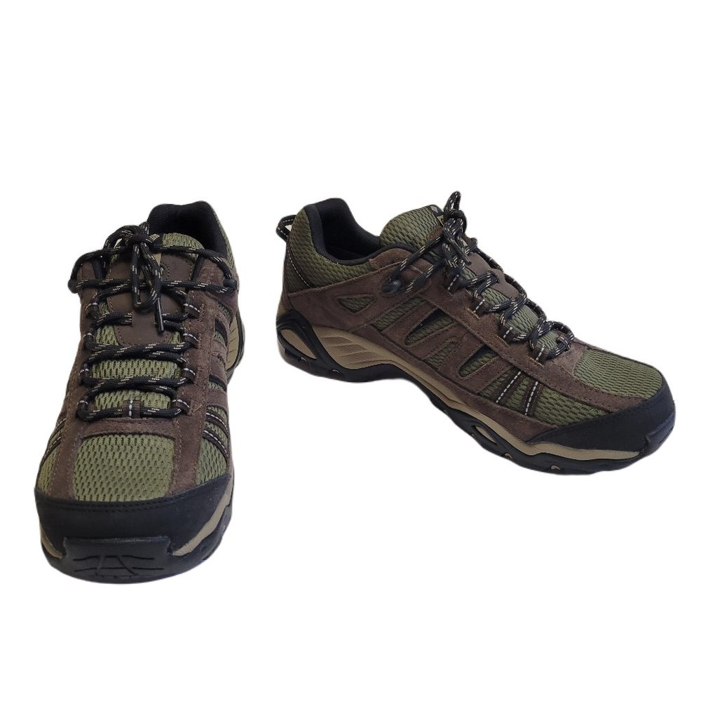 Men's Outdoor Trail Sneakers - Olive/Brown